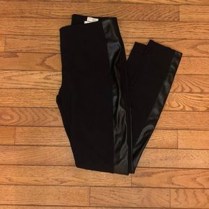 J. Crew leather leggings